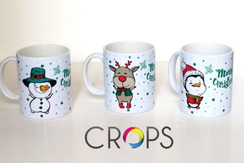 Seal on porcelain cups