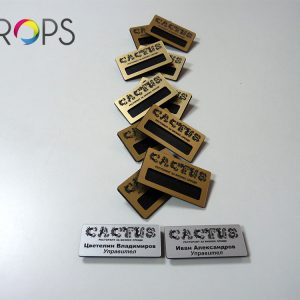 CACTUS - badges with character