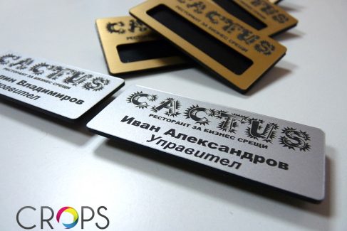 CACTUS - badges with character