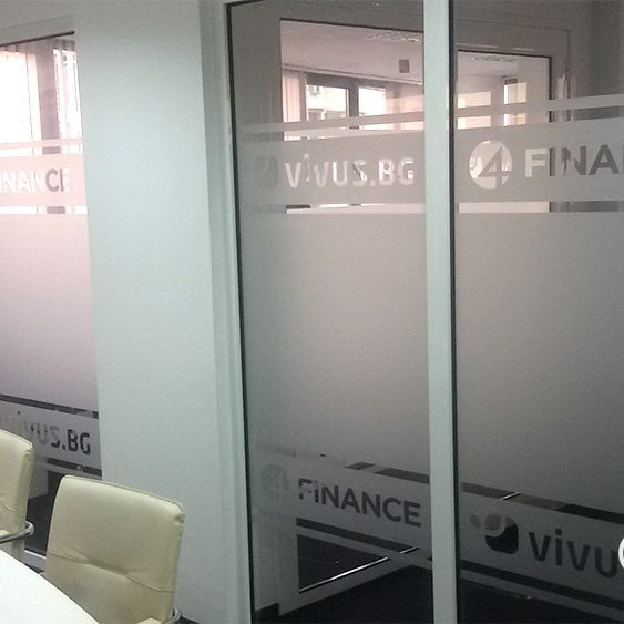 Branding of offices for Vivus.bg