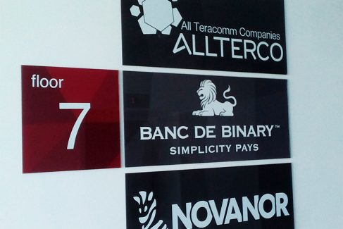 Production of information boards