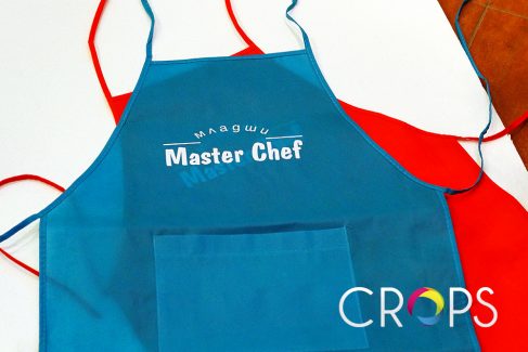 Cooking coats with logo