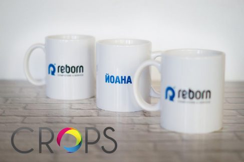 One-sided and double sided printing on cups