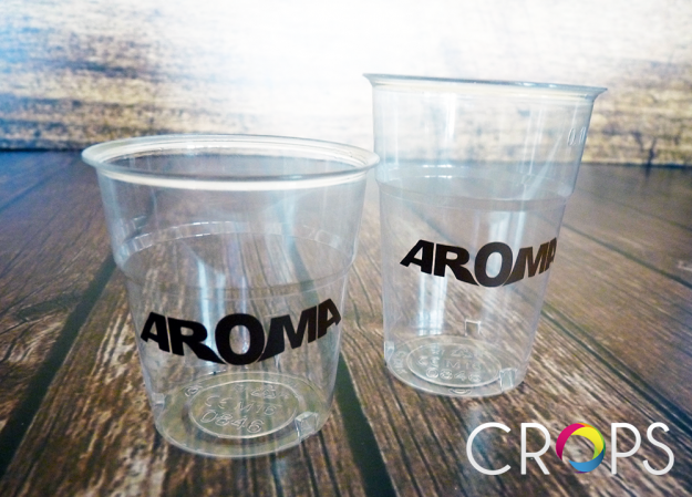 Printing on plastic cups