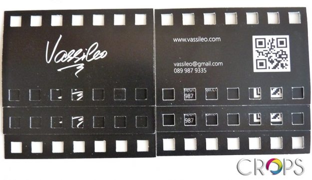 Business cards with slots