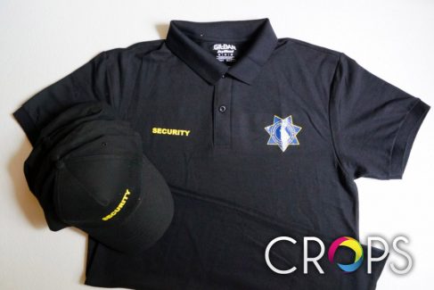 Logo printing on uniforms