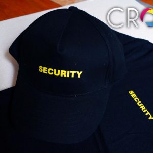 Logo printing on uniforms