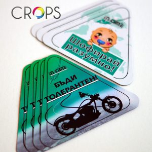 Advertising stickers for cars