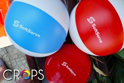 Print on advertising balls