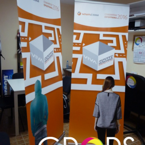 Roll banners for Vivacom