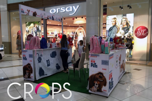 Advertising booth for promotion