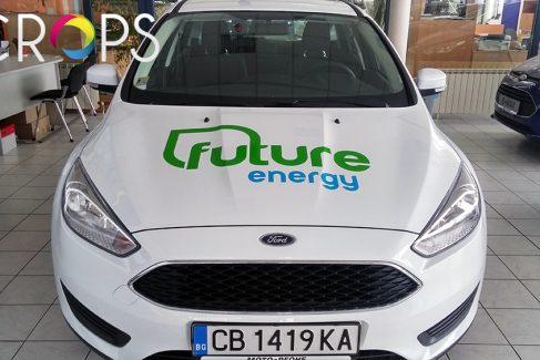 Advertising stickers for cars