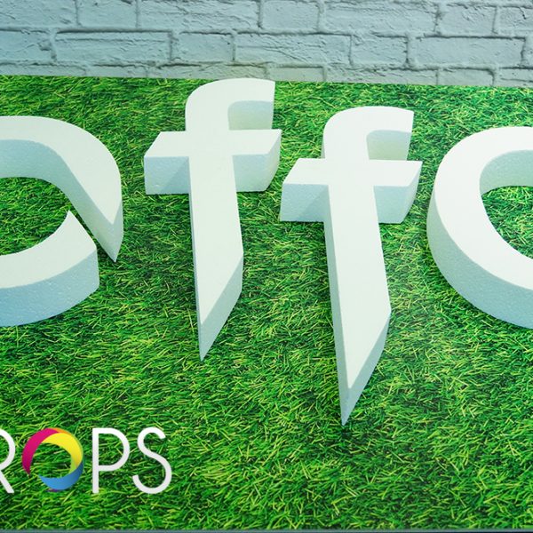 Cutting volumetric letters