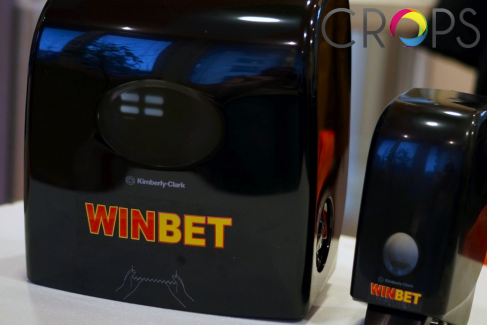 Printing on soap dispensers