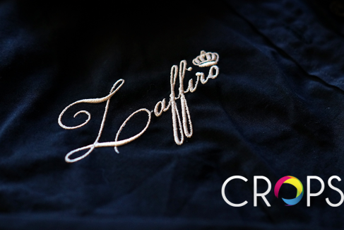 Embroidered logos, advertising agency