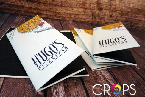 Custom restaurant menu covers