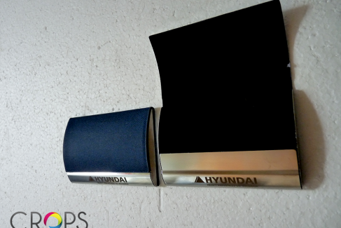 Branded bussines card holders, advertising agency