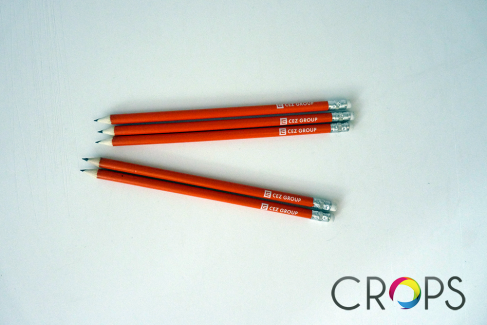 Branded pencils, advertising agency