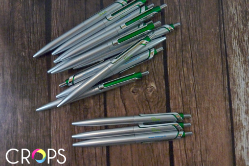 Branded pens, advertising agency