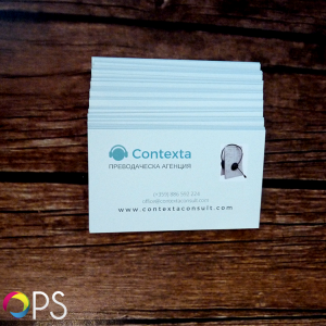 Bussines cards for “Contexta”, advertising agency