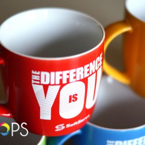 Colorful Coffee Mugs, advertising agency