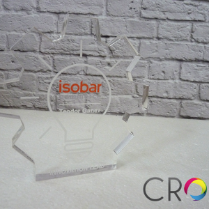 Plaques for Isobar, advertising agency