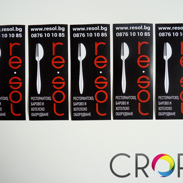 Flyers cards for RESOL Flyers cards for RESOL, advertising agency