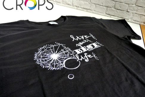 T-shirts with logo, advertising agency