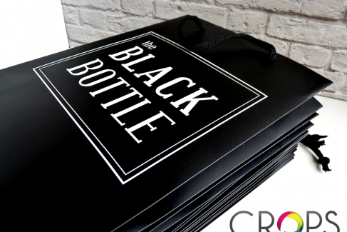 Stylish gift bags, advertising agency