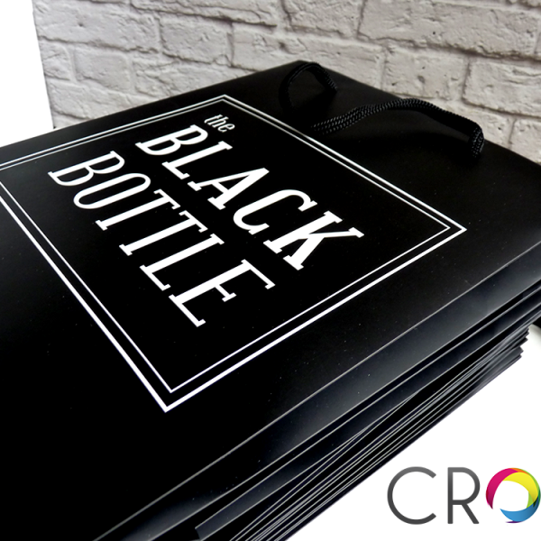 Stylish gift bags, advertising agency