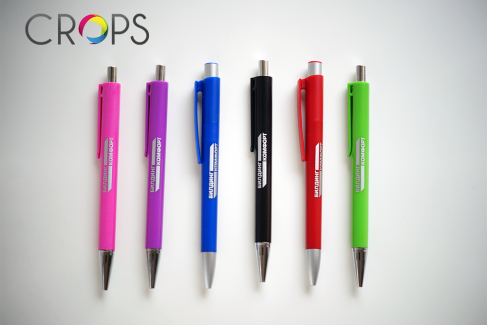Colorful pens, advertising agency