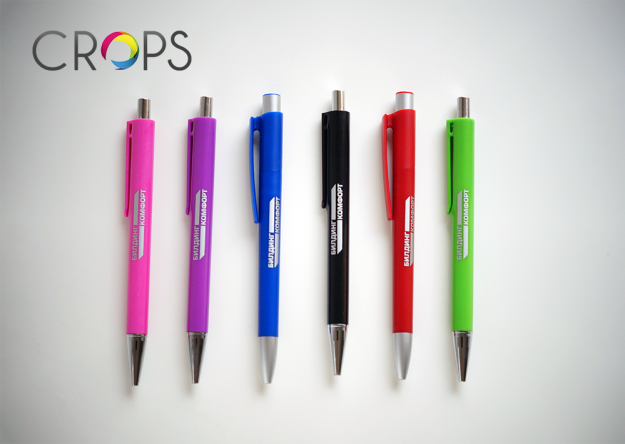 Colorful pens, advertising agency