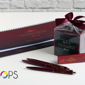 Set of promotional products, advertising agency