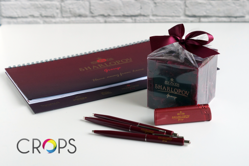 Set of promotional products, advertising agency