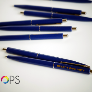 Custom printed promotional pens, advertising agency
