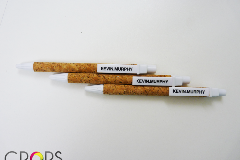 Cork pens, http://cropsadvertising.com
