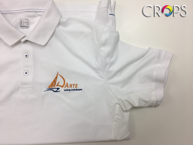 Embroidered T-shirts, http://cropsadvertising.com
