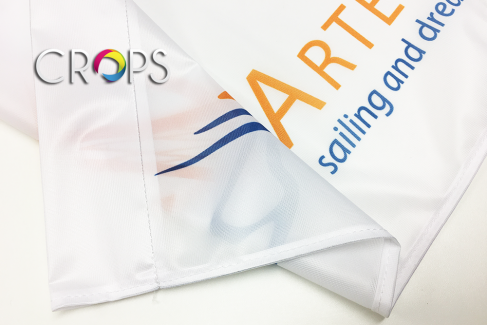 Flags with stamp, http://cropsadvertising.com