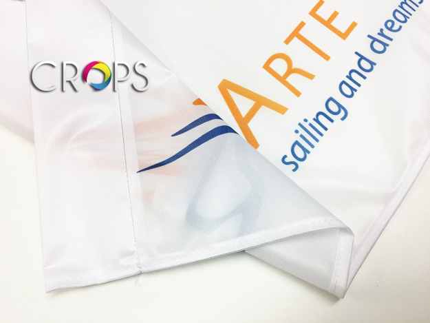 Flags with stamp, http://cropsadvertising.com