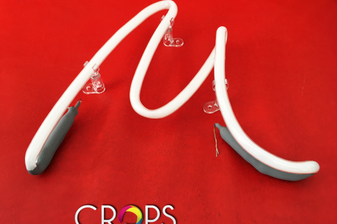 Neon letter light, http://cropsadvertising.com