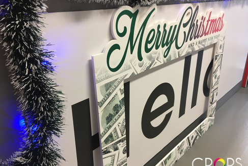 Branded selfie frame, http://cropsadvertising.com