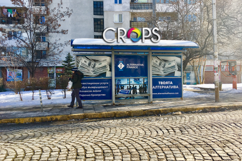 Bus stand branding, http://cropsadvertising.com
