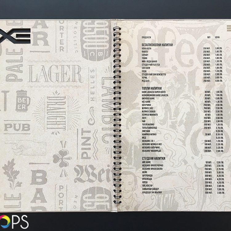 Menu printing for restaurants, http://cropsadvertising.com